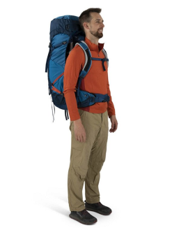 Osprey Men's Atmos AG LT 65 L/XL Backpack - Night Shift Scoria Blue -Deals Backpacking Store 10004687 scoriablue e 59115.1679507392