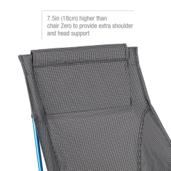 Helinox Chair Zero High Back - Black -Deals Backpacking Store 10559H BLACK 4 90619.1663098680