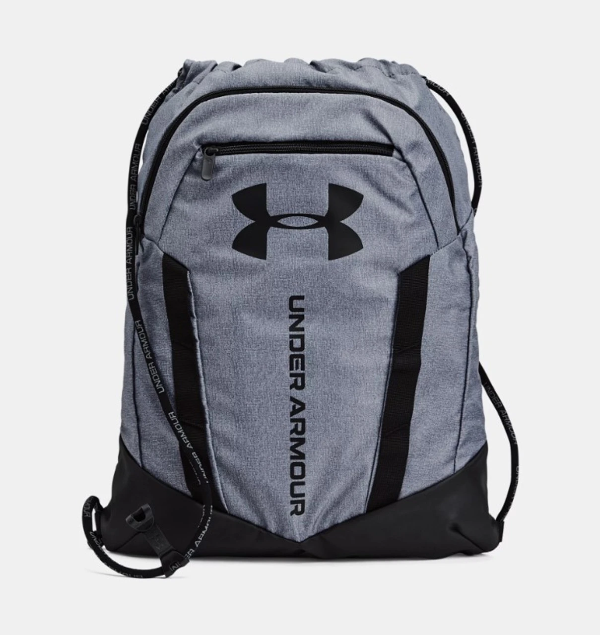 Under Armour Undeniable Sackpack - Grey Heather/Black 1 Under Armour Undeniable Sackpack - Grey Heather/Black