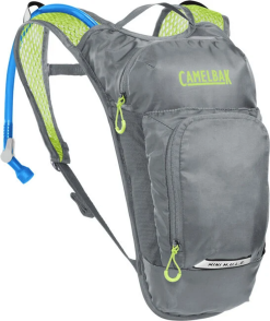 Camelbak Kids' Mini M.U.L.E. 50 Oz Hydration Pack - Metal Grey/Green