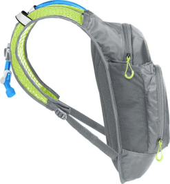 Camelbak Kids' Mini M.U.L.E. 50 Oz Hydration Pack - Metal Grey/Green -Deals Backpacking Store 2814001000 metalgreygreen f 07299.1682017444