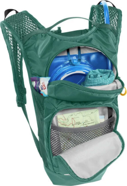 Camelbak Kids' Mini M.U.L.E. 50 Oz Hydration Pack - Green/Mountains -Deals Backpacking Store 2814301000 greenmountain e 93712.1682018469