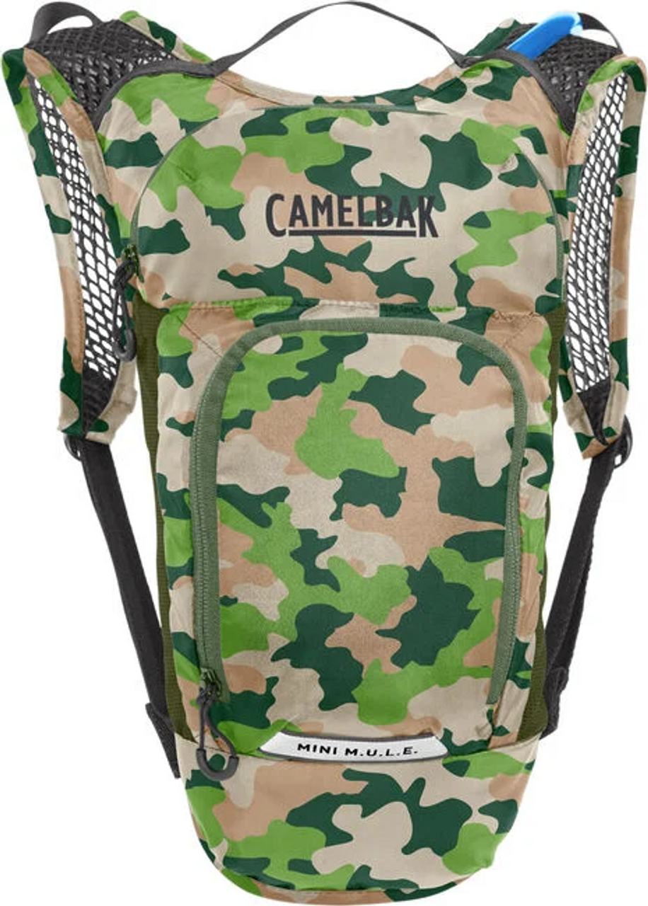 Camelbak Kids' Mini M.U.L.E. 50 Oz Hydration Pack - Camo 3 Camelbak Kids' Mini M.U.L.E. 50 Oz Hydration Pack - Camo - Image 3