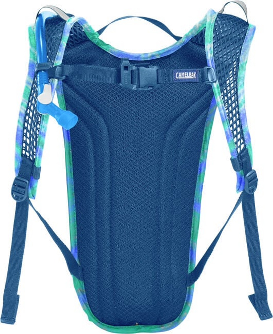 Camelbak Kids' Mini M.U.L.E. 50 Oz Hydration Pack - Tie Dye/Blue 4 Camelbak Kids' Mini M.U.L.E. 50 Oz Hydration Pack - Tie Dye/Blue - Image 4