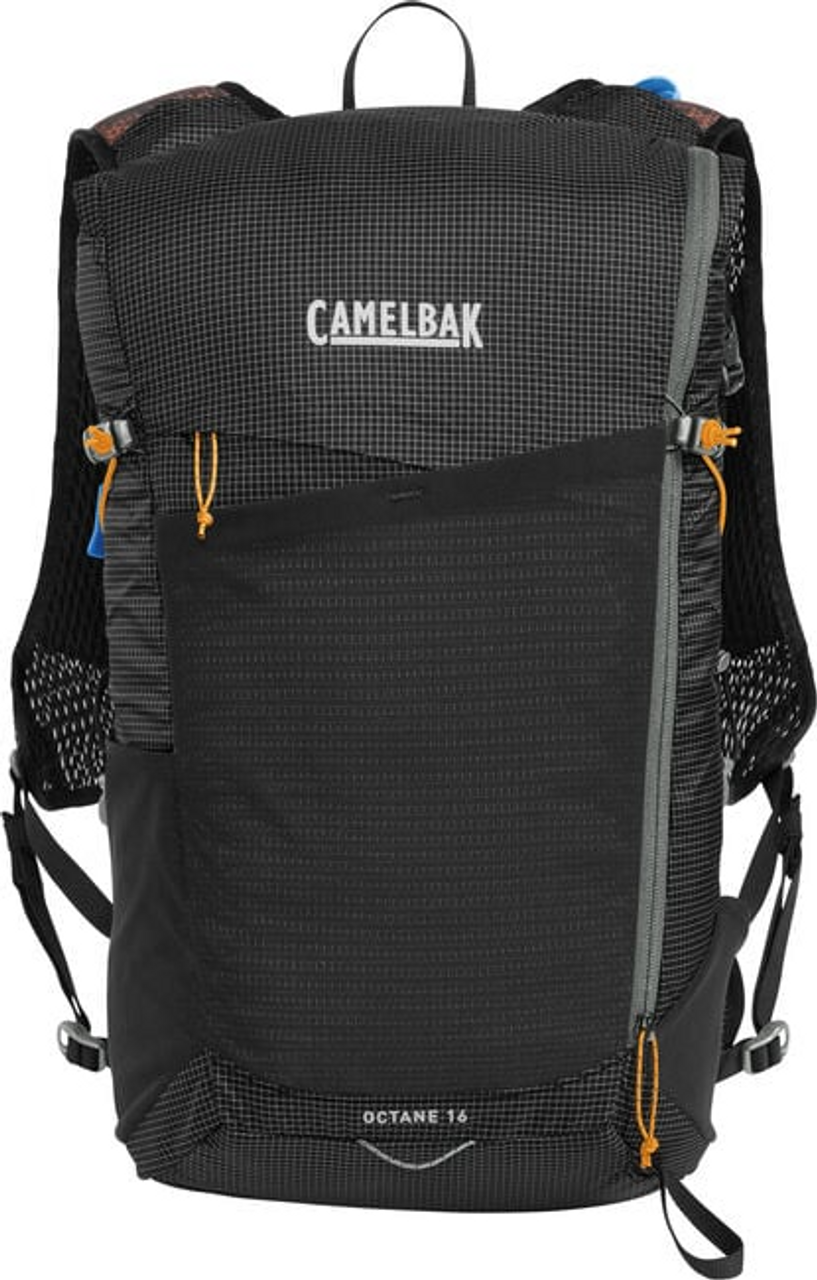 Camelbak Octane 16 Hydration Hiking Pack With Fusion 2L Reservoir - Black/Apricot 3 Camelbak Octane 16 Hydration Hiking Pack With Fusion 2L Reservoir - Black/Apricot - Image 3