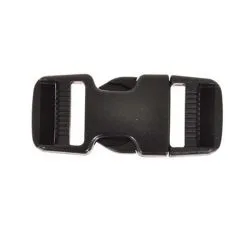 Liberty Mountain Sports Dual Adjust Side Release Buckles - Black