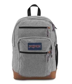 JanSport Cool Student Backpack - Grey Letterman Poly