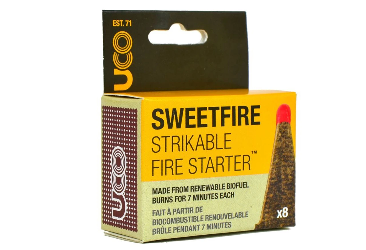 UCO Sweetfire Strikeable Fire (8 Pack) - Yellow 1 UCO Sweetfire Strikeable Fire (8 Pack) - Yellow