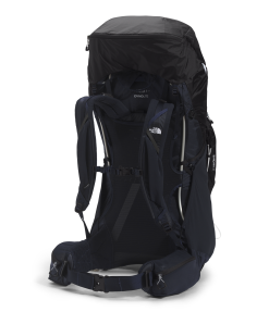 The North Face Banchee 50L Backpack - TNF Black/Aviator Navy -Deals Backpacking Store NF0A3G9V W2J back 26847.1678293340