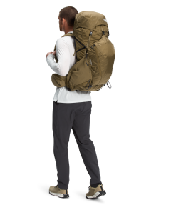 The North Face Banchee 50L Backpack - Military Olive/TNF Black -Deals Backpacking Store NF0A3G9V WMB modelback 30669.1678293488