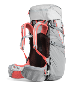 The North Face Women's Terra 55 Backpack - High Rise Grey/Mid Grey 11 The North Face Women's Terra 55 Backpack - High Rise Grey/Mid Grey -Deals Backpacking Store NF0A3GA8 W6X back 45957.1651763721