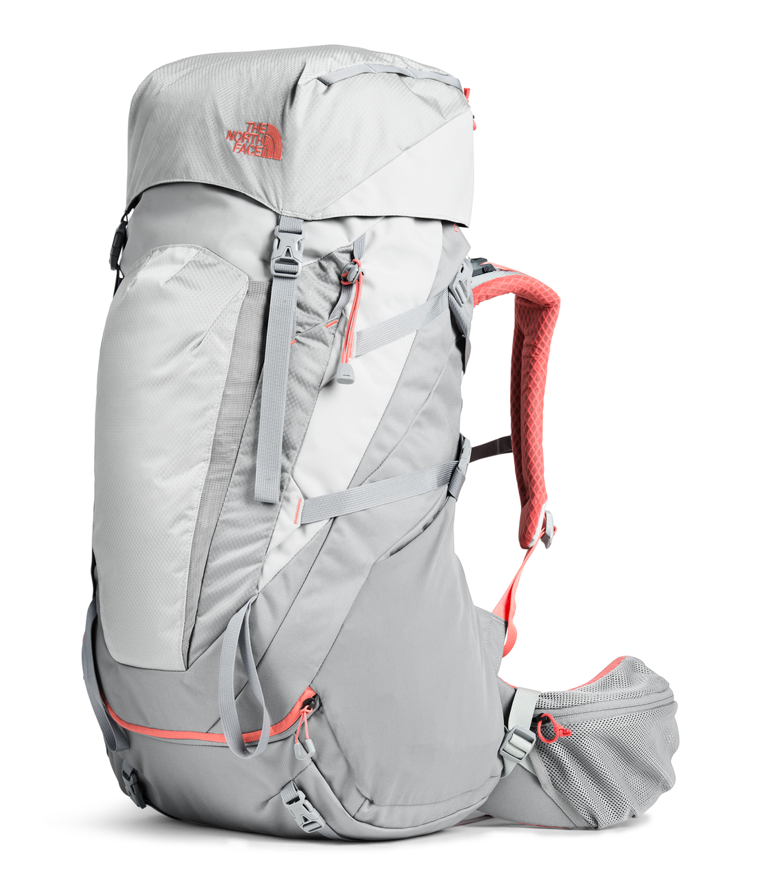 The North Face Women's Terra 55 Backpack - High Rise Grey/Mid Grey 2 The North Face Women's Terra 55 Backpack - High Rise Grey/Mid Grey - Image 2