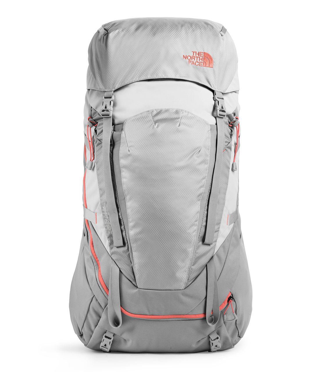 The North Face Women's Terra 55 Backpack - High Rise Grey/Mid Grey 1 The North Face Women's Terra 55 Backpack - High Rise Grey/Mid Grey