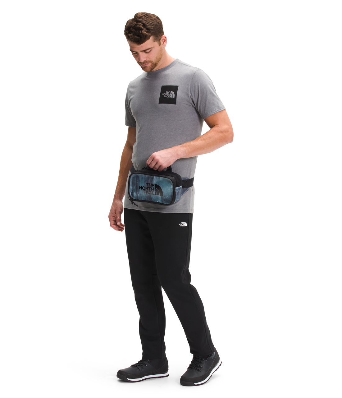 The North Face Explore BLT Lumbar Pack - Goblin Blue Granitic Rock Print/TNF Black 6 The North Face Explore BLT Lumbar Pack - Goblin Blue Granitic Rock Print/TNF Black - Image 6