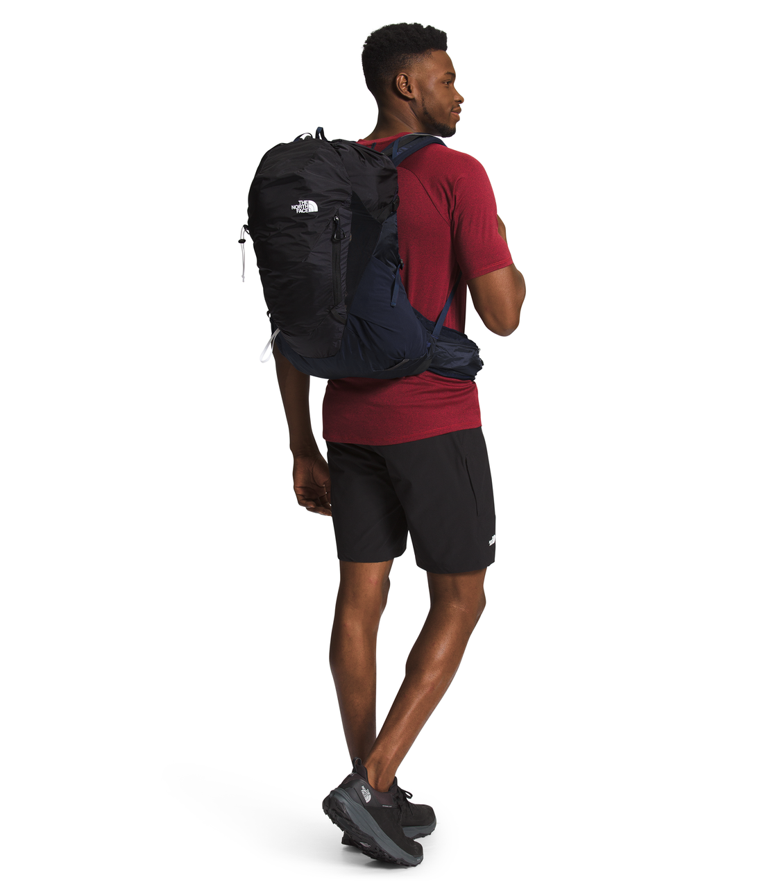 The North Face Hydra 26L Hiking Backpack - TNF Black/Aviator Blue 5 The North Face Hydra 26L Hiking Backpack - TNF Black/Aviator Blue - Image 5