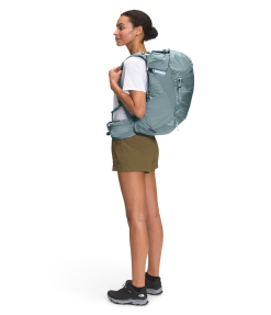 The North Face Women's Hydra 26L Hiking Backpack - Goblin Blue/Beta Blue -Deals Backpacking Store NF0A3S5M 4D7 modelback 80938.1678715601