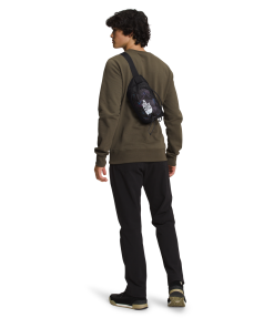 The North Face Bozer Hip Pack III-S - Trail Glow Print/TNF Black -Deals Backpacking Store NF0A52RX IRJ modelback 74595.1678731392