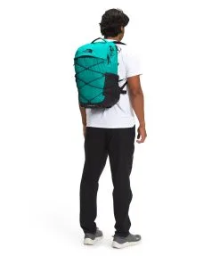 The North Face Men's Borealis Backpack - Porcelain Green/TNF Black -Deals Backpacking Store NF0A52SE 2KQ modelback 41108.1678905429