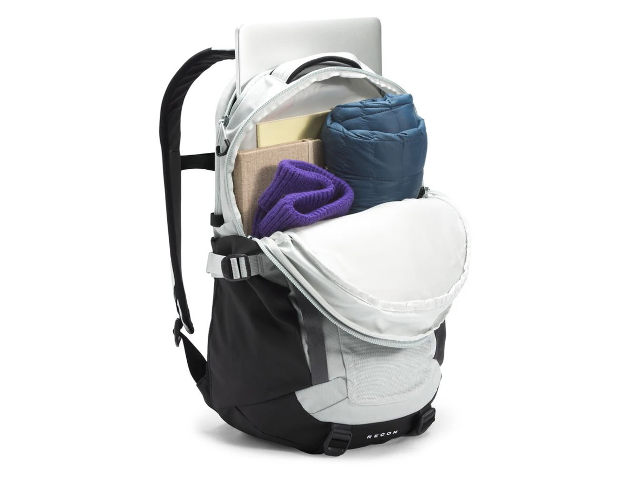 The North Face Men's Recon Backpack - Tin Grey Dark Heather/Asphalt Grey/TNF Black 3 The North Face Men's Recon Backpack - Tin Grey Dark Heather/Asphalt Grey/TNF Black - Image 3