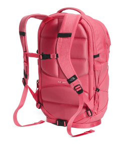 The North Face Women's Borealis Backpack - Cosmo Pink Dark Heather/TNF White -Deals Backpacking Store NF0A52SI IS3 back 92919.1678890299