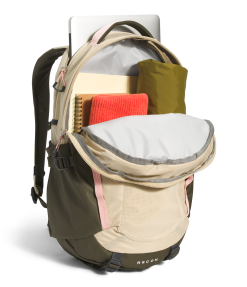The North Face Women's Recon Backpack - Gravel/Taupe Green/Pink Moss -Deals Backpacking Store NF0A52SU IV7 int 45876.1678893957