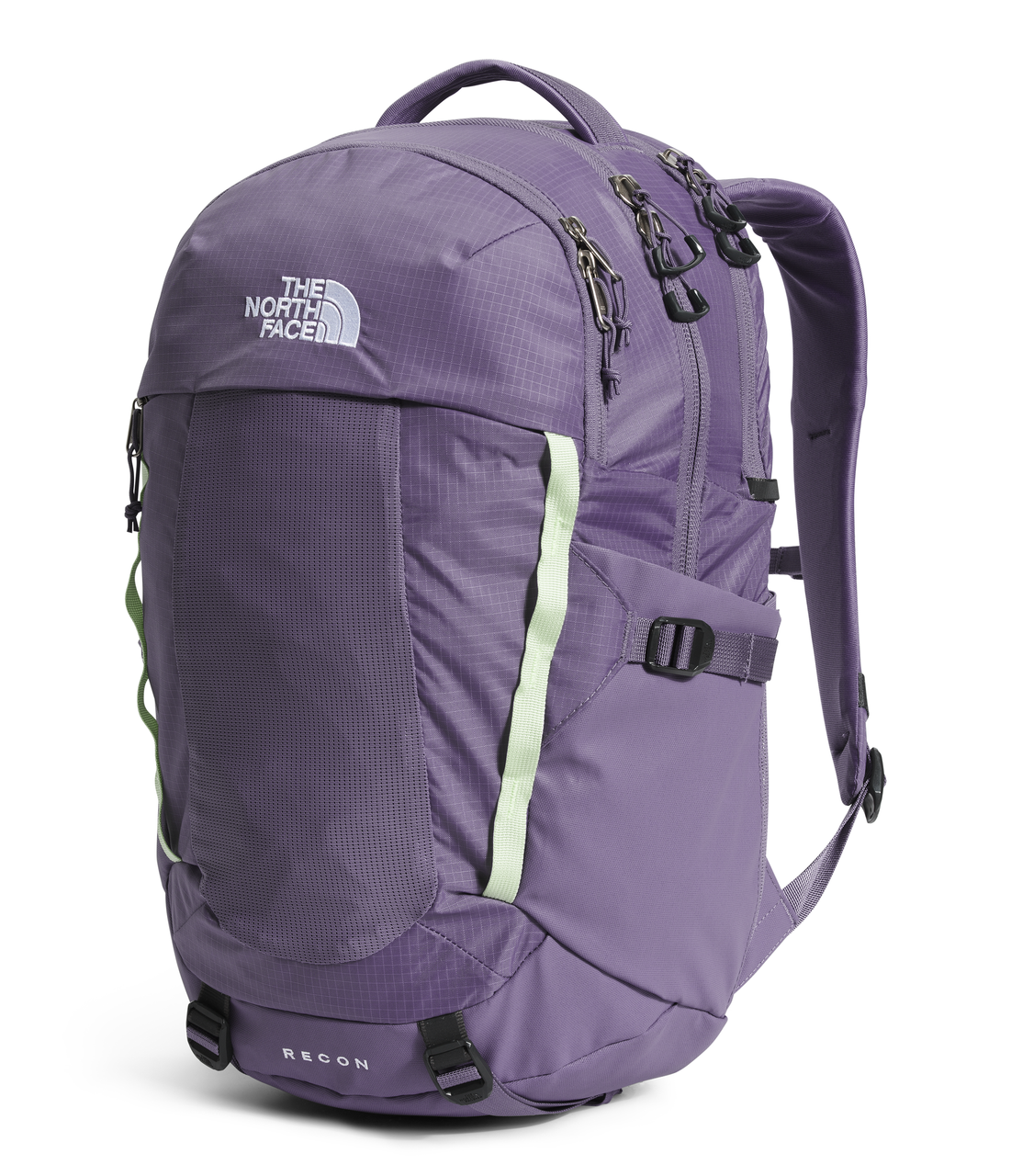 The North Face Women's Recon Backpack - Lunar Slate/Lime Cream 2 The North Face Women's Recon Backpack - Lunar Slate/Lime Cream - Image 2