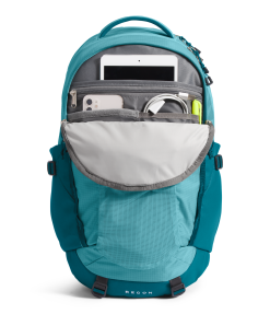 The North Face Women's Recon Backpack - Reef Water/Blue Coral -Deals Backpacking Store NF0A52SU SK8 detail1 21682.1678894671