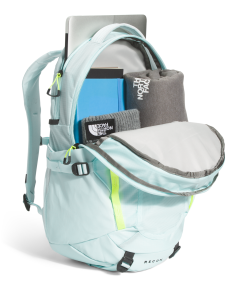 The North Face Women's Recon Backpack - Skylight Blue/LED Yellow -Deals Backpacking Store NF0A52SU TK1 int 41745.1678894443