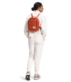 The North Face Berkeley Mini Backpack - Rusted Bronze/Dusty Coral Orange -Deals Backpacking Store NF0A52VN IT1 modelback 42862.1678900545