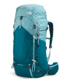 The North Face Womens Trail Lite 65L Backpack - Reef Water/Blue Coral -Deals Backpacking Store NF0A81CF SK8 front34 82266.1679061630