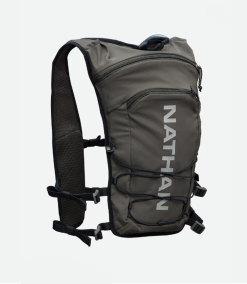 Nathan QuickStart 2.0 6 Liter Hydration Pack - Charcoal/Reflective Silver
