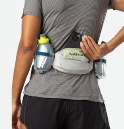Nathan Trail Mix Plus Insulated Hydration Belt - Vapor Grey/Marine Blue -Deals Backpacking Store NS4643 60060 g 23065.1665519936