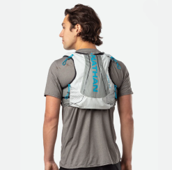 Nathan Vapor Air 2.0 7 Liter Hydration Pack - Vapor Grey/ Blue Me Away -Deals Backpacking Store NS4732 60047 3 37361.1665585339