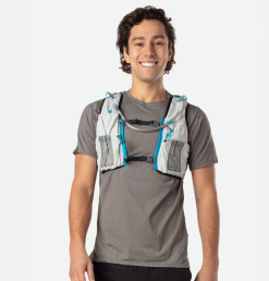 Nathan Vapor Air 2.0 7 Liter Hydration Pack - Vapor Grey/ Blue Me Away -Deals Backpacking Store NS4732 60047 4 77893.1665585339