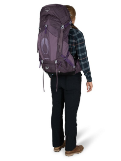 Osprey Women's Aura AG 50 M/L Backpack - Berry Sorbet Red -Deals Backpacking Store auraag50 s22 body2 enchantmentpurple 19773.1681482477