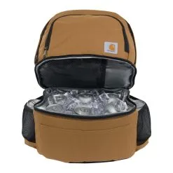 Rain Defender Insulated 24 Can Two Compartment Cooler Backpack - Carhartt Brown 9 Rain Defender Insulated 24 Can Two Compartment Cooler Backpack - Carhartt Brown -Deals Backpacking Store b0000303 201 car bags insulated 24 can two compartment cooler backpack chbr 7 detail 1 59303.1678284905