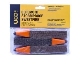 UCO Behemoth - Stormproof Tinder Match Fire Starter - 3pk - Black