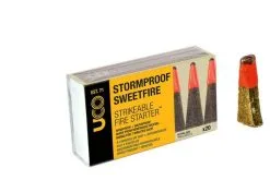 UCO Stormproof Sweetfire - Strikable Matches - 20pk - Yellow